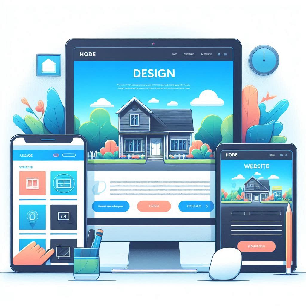 Responsive website design on multiple devices